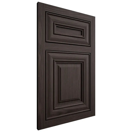 Shiloh Cabinetry Flush Inset Kendall White Oak Plain Cut Morel Door