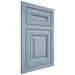 Shiloh Cabinetry Flush Inset Kendall White Oak Plain Cut Sky Door