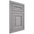 Shiloh Cabinetry Flush Inset Kendall White Oak Plain Cut Stratus Door