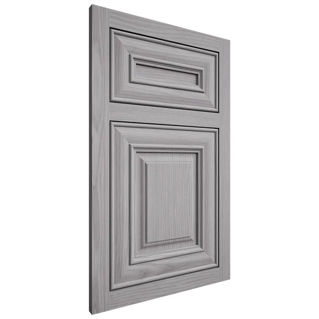 Shiloh Cabinetry Flush Inset Kendall White Oak Plain Cut Stratus Door