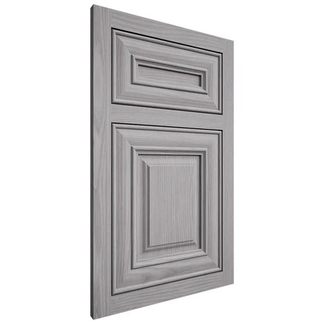 Shiloh Cabinetry Flush Inset Kendall White Oak Plain Cut Stratus Door