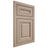 Shiloh Cabinetry Flush Inset Kendall White Oak Plain Cut Straw Door