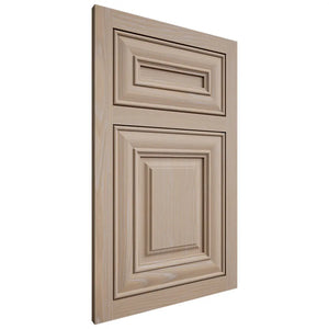 Shiloh Cabinetry Flush Inset Kendall White Oak Plain Cut Straw Door
