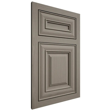 Shiloh Cabinetry Flush Inset Kendall White Oak Plain Cut Thyme Door