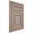 Shiloh Cabinetry Flush Inset Kendall White Oak Plain Cut Whitewash Door