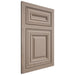 Shiloh Cabinetry Flush Inset Kendall White Oak Plain Cut Whitewash Door