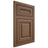 Shiloh Cabinetry Flush Inset Kendall White Oak Quarter Sawn Autumn Door