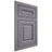 Shiloh Cabinetry Flush Inset Kendall White Oak Quarter Sawn Cadet Door