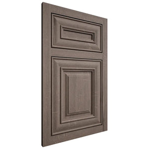 Shiloh Cabinetry Flush Inset Kendall White Oak Quarter Sawn Clay Door