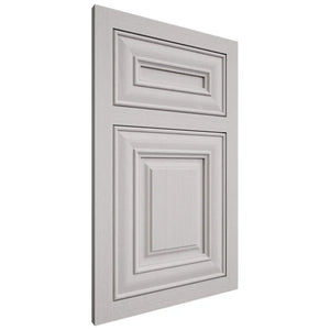 Shiloh Cabinetry Flush Inset Kendall White Oak Quarter Sawn Cotton Door
