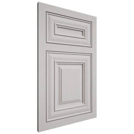 Shiloh Cabinetry Flush Inset Kendall White Oak Quarter Sawn Cotton Door