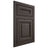 Shiloh Cabinetry Flush Inset Kendall White Oak Quarter Sawn Creekside Door