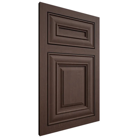 Shiloh Cabinetry Flush Inset Kendall White Oak Quarter Sawn Dusk Door