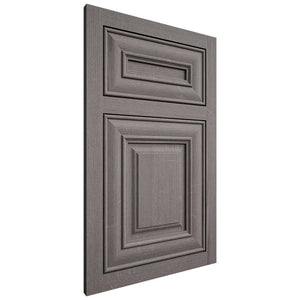 Shiloh Cabinetry Flush Inset Kendall White Oak Quarter Sawn Flagstone Door