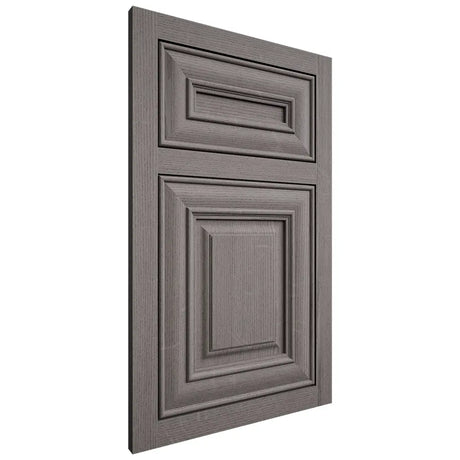 Shiloh Cabinetry Flush Inset Kendall White Oak Quarter Sawn Flagstone Door