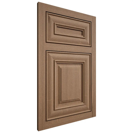 Shiloh Cabinetry Flush Inset Kendall White Oak Quarter Sawn Medium Door