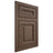 Shiloh Cabinetry Flush Inset Kendall White Oak Quarter Sawn Mineral Door