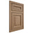 Shiloh Cabinetry Flush Inset Kendall White Oak Quarter Sawn Natural Door