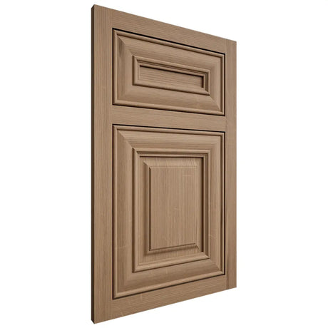 Shiloh Cabinetry Flush Inset Kendall White Oak Quarter Sawn Natural Door