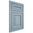 Shiloh Cabinetry Flush Inset Kendall White Oak Quarter Sawn Sky Door