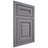 Shiloh Cabinetry Flush Inset Kendall White Oak Quarter Sawn Sterling Door