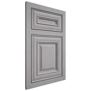 Shiloh Cabinetry Flush Inset Kendall White Oak Quarter Sawn Stratus Door