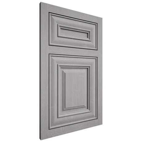 Shiloh Cabinetry Flush Inset Kendall White Oak Quarter Sawn Stratus Door