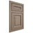 Shiloh Cabinetry Flush Inset Kendall White Oak Rift Cut Almond Door