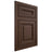 Shiloh Cabinetry Flush Inset Kendall White Oak Rift Cut Braun Door