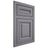 Shiloh Cabinetry Flush Inset Kendall White Oak Rift Cut Cadet Door