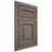 Shiloh Cabinetry Flush Inset Kendall White Oak Rift Cut Clay Door