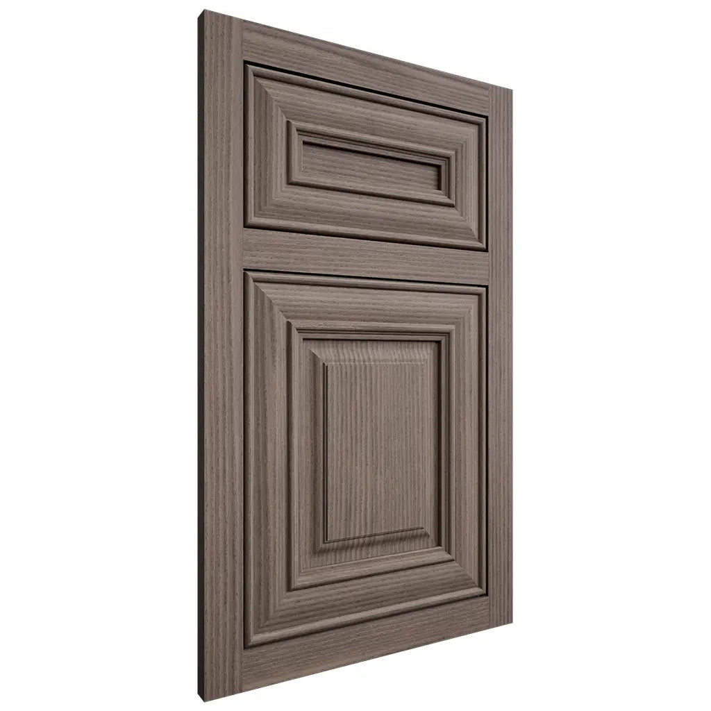 Shiloh Cabinetry Flush Inset Kendall White Oak Rift Cut Clay Door