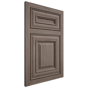 Shiloh Cabinetry Flush Inset Kendall White Oak Rift Cut Clay Door