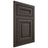 Shiloh Cabinetry Flush Inset Kendall White Oak Rift Cut Creekside Door