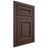 Shiloh Cabinetry Flush Inset Kendall White Oak Rift Cut Dusk Door