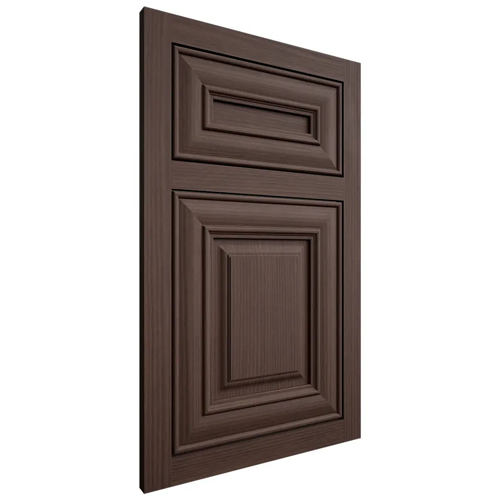 Shiloh Cabinetry Flush Inset Kendall White Oak Rift Cut Dusk Door