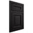 Shiloh Cabinetry Flush Inset Kendall White Oak Rift Cut Espresso Door