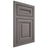 Shiloh Cabinetry Flush Inset Kendall White Oak Rift Cut Flagstone Door