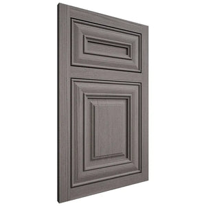 Shiloh Cabinetry Flush Inset Kendall White Oak Rift Cut Flagstone Door