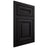 Shiloh Cabinetry Flush Inset Kendall White Oak Rift Cut Ink Door