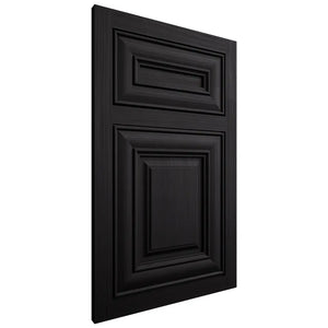 Shiloh Cabinetry Flush Inset Kendall White Oak Rift Cut Ink Door