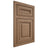 Shiloh Cabinetry Flush Inset Kendall White Oak Rift Cut Medium Door