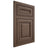 Shiloh Cabinetry Flush Inset Kendall White Oak Rift Cut Mineral Door