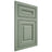 Shiloh Cabinetry Flush Inset Kendall White Oak Rift Cut Moss Door