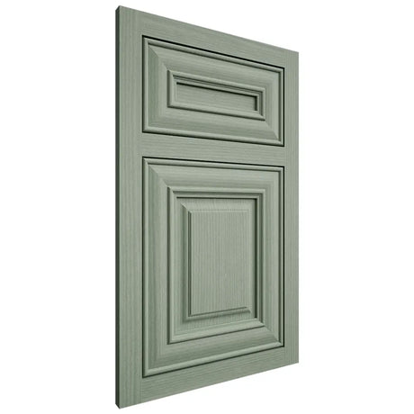 Shiloh Cabinetry Flush Inset Kendall White Oak Rift Cut Moss Door