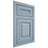 Shiloh Cabinetry Flush Inset Kendall White Oak Rift Cut Sky Door