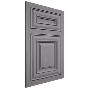 Shiloh Cabinetry Flush Inset Kendall White Oak Rift Cut Sterling Door