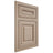 Shiloh Cabinetry Flush Inset Kendall White Oak Rift Cut Straw Door