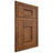 Shiloh Cabinetry Flush Inset Lancaster Hickory Plain Cut Burnt Sugar Door