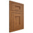 Shiloh Cabinetry Flush Inset Lancaster Hickory Plain Cut Chestnut Door